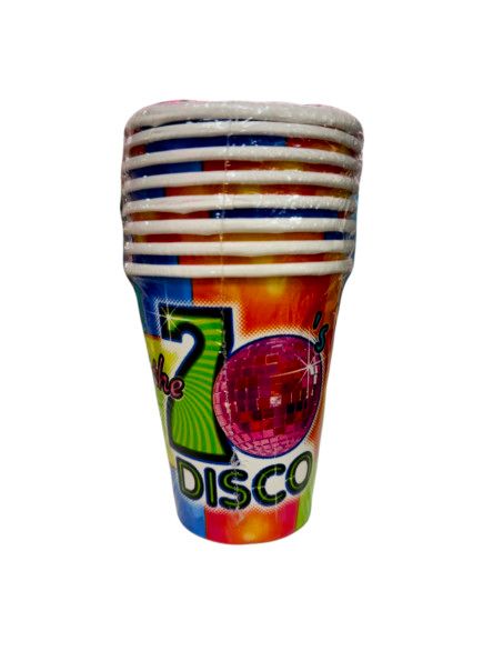 70&#39;s Disco Party 9 fl oz Cups AMZ+