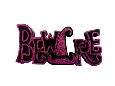 Witch Beware Tabletop Decor+