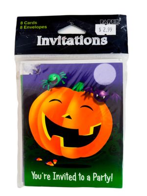 Pumpkin Buddies Halloween Party Invitations 8ct+