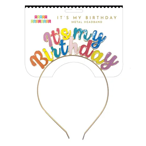 Its my Birthday Metal Headband+