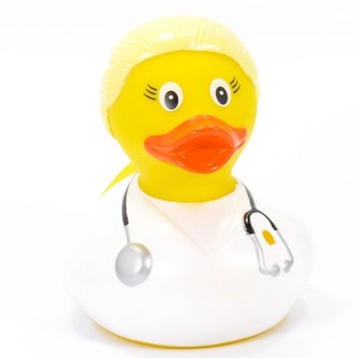 Rubber Duck - Female Doctor (Blond)+