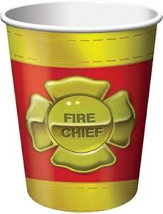 Firefighter Pompier 9oz Cups AMZ+