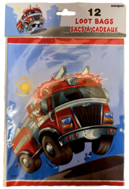 FAST FIRE ENGINE 8ct LOOT BAGS+