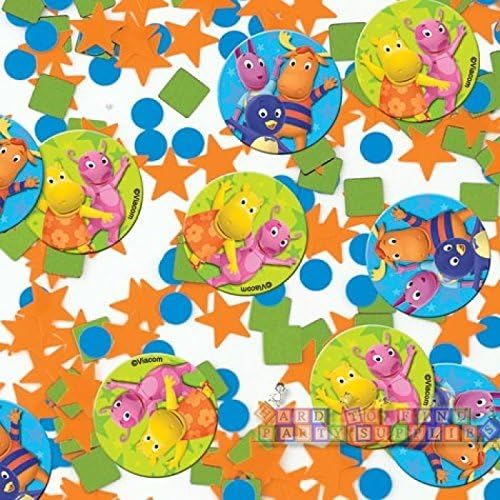 Backyardigan Small Confetti Orange and Blue AMZ+