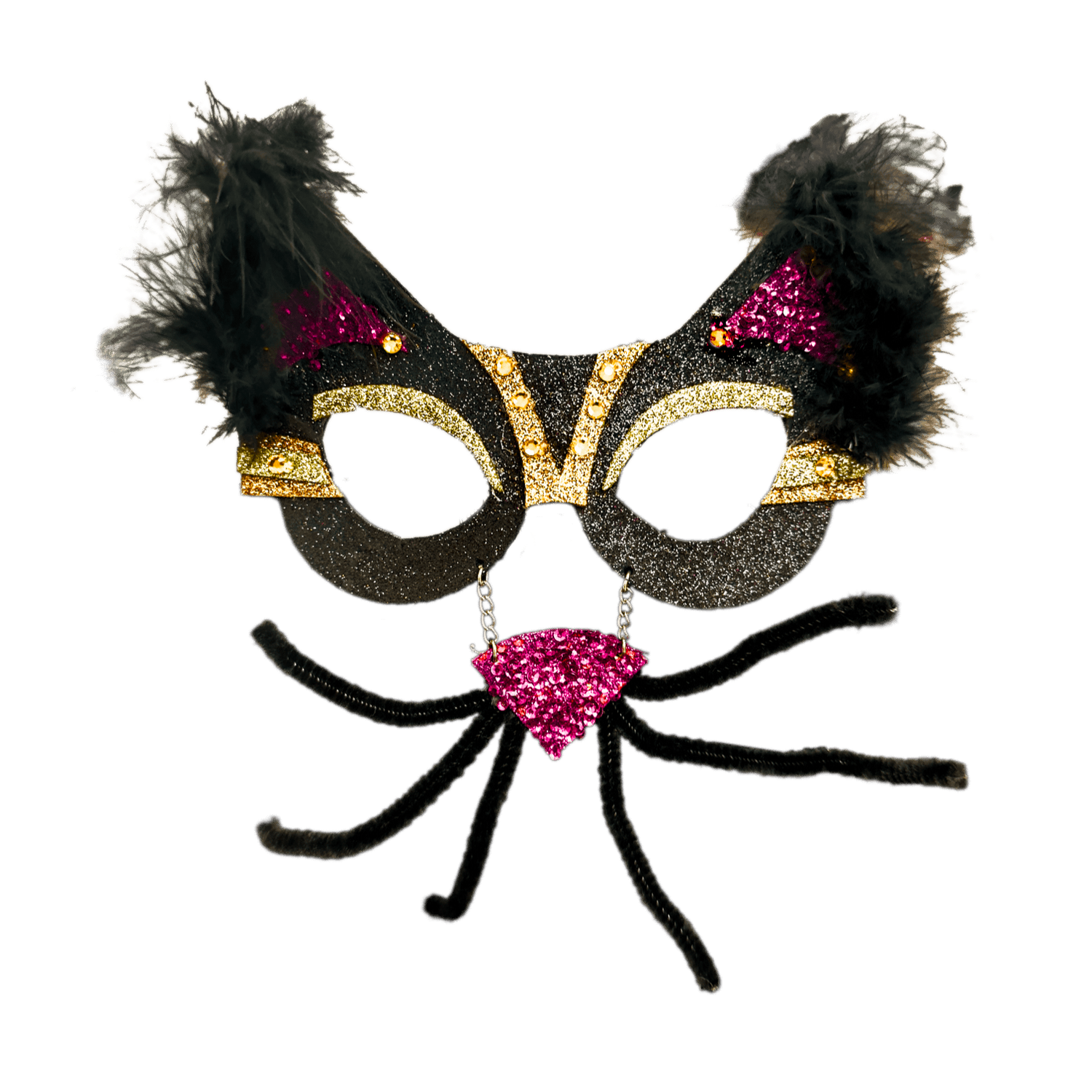 Halloween Glitter &amp; Feather Glasses+