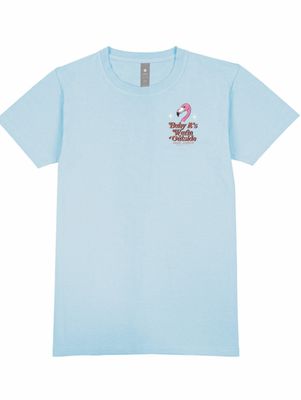 Youth Simply Southern 'Baby It's Warm Outside' Flamingo Christmas Short Sleeve Tee +