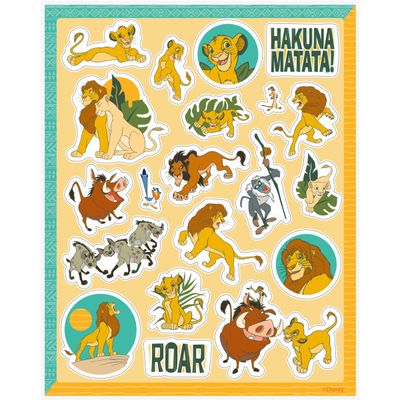 Disney Lion King Sticker Sheets 4ct AMZ+