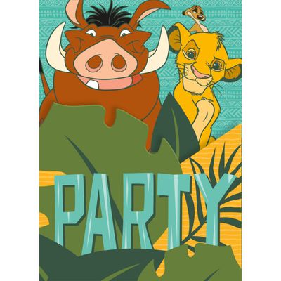 Disney Lion King Invitations, 8ct AMZ+