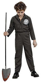 Gravedigger Costume Child Size Small 4-6+