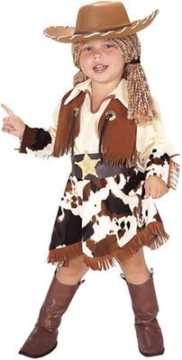 Yarn Babies Cowgirl Costume Toddler 2-4+