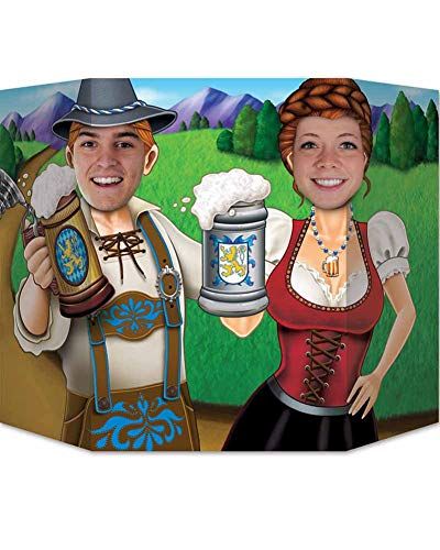 Oktoberfest Couple Photo Prop AMZ+
