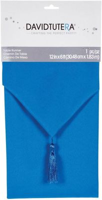 David Tutera Blue Table Runner AMZ+