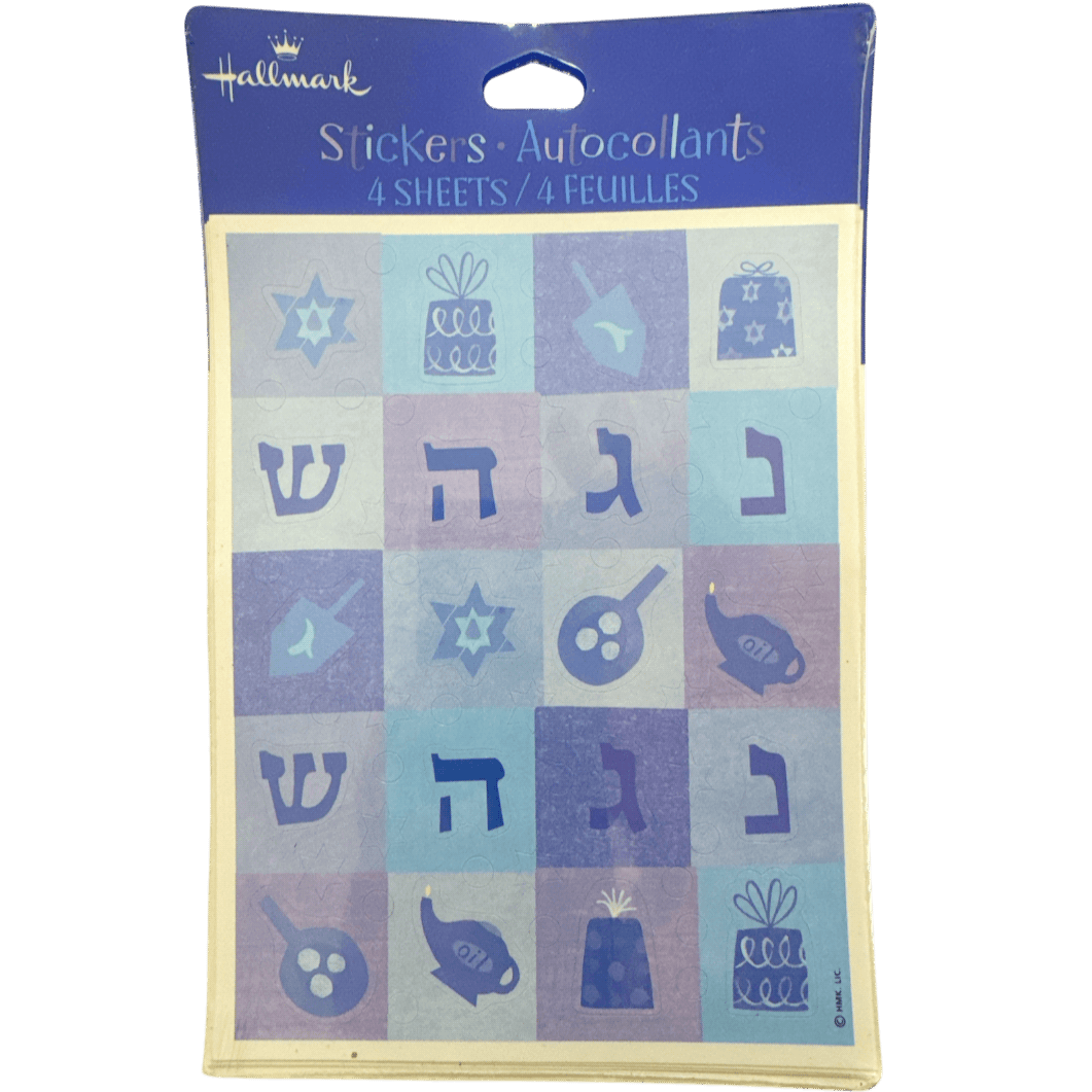 Hanukkah Stickers 4ct+