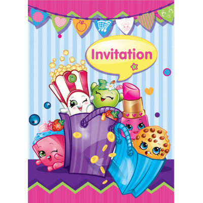 Shopkins Invitations+