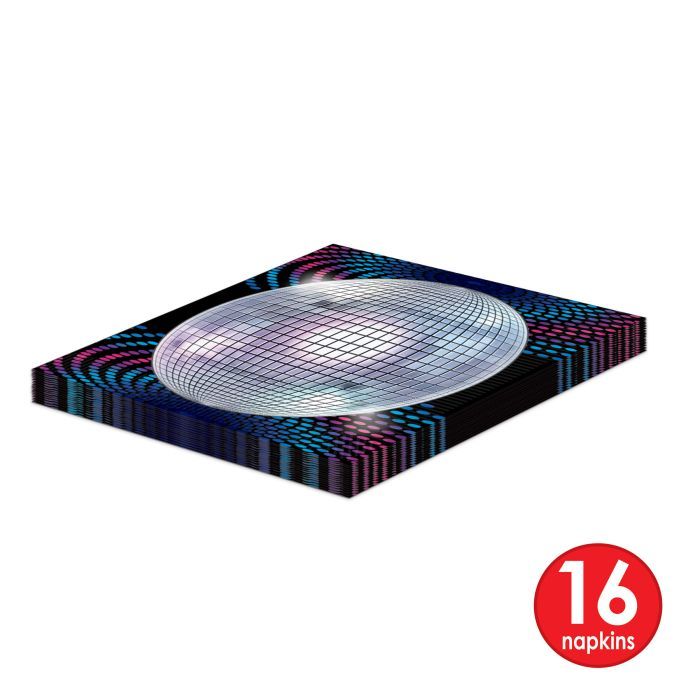 Disco Ball Bev Napkins +