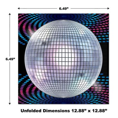 Disco Ball Bev Napkins +