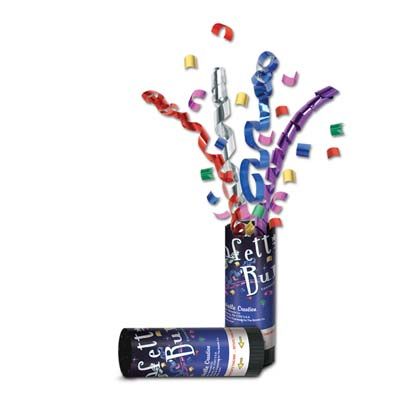 New Year&#39;s Eve Multi Color Confetti Burst AMZ+