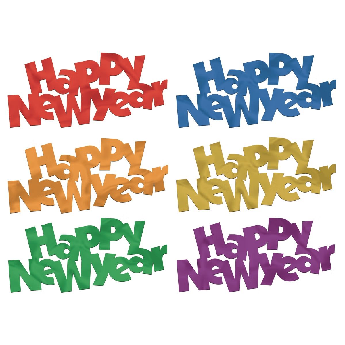JUMBO Happy New Year Fanci-Fetti+