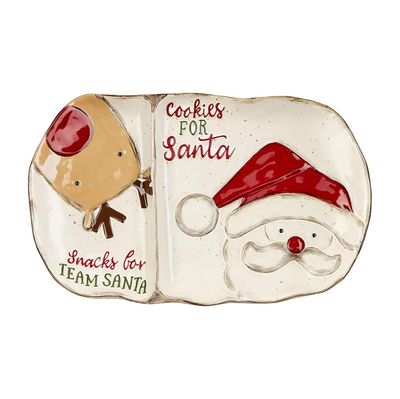 Team Santa Treat Plate AMZ+