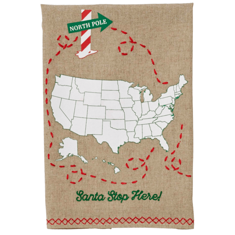 Santa Stop Here Towel+