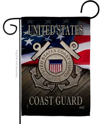 US Coast Guard Armed Forces Military USA Garden Flag+