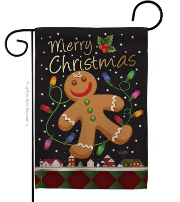 Gingerbread Wintertime Christmas Sweet Decor Flag+