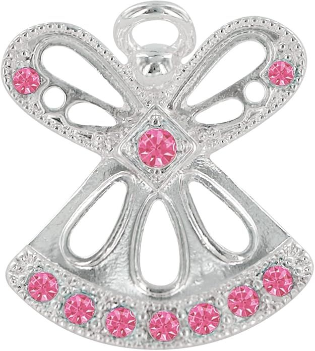 October Birthstone Angel Pin AMZ+