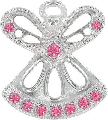 October Birthstone Angel Pin AMZ+