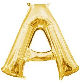 16&quot; Air filled letter A GOLD+