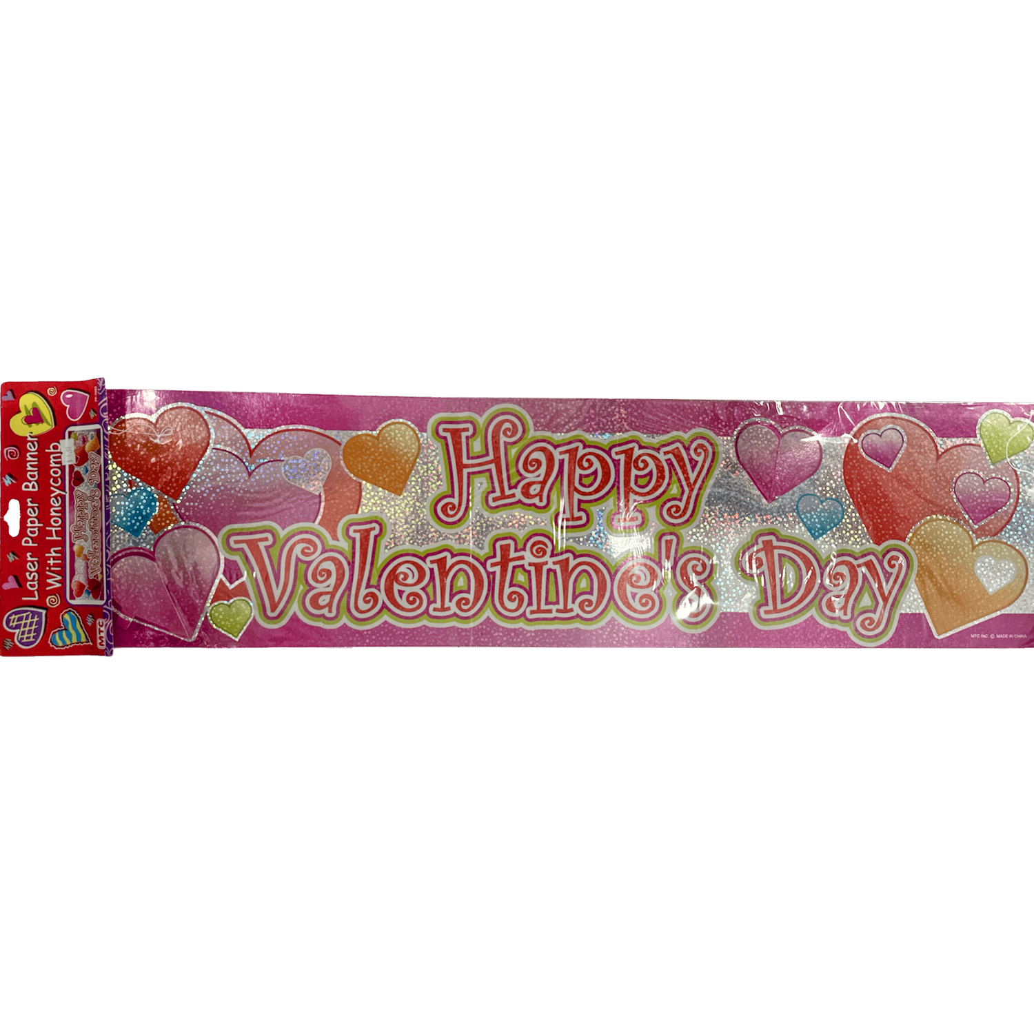 Valentine Laser Banner with Honeycomb+