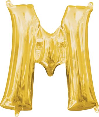 16&quot; Air filled letter M GOLD+