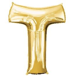 16&quot; Air filled letter T GOLD+
