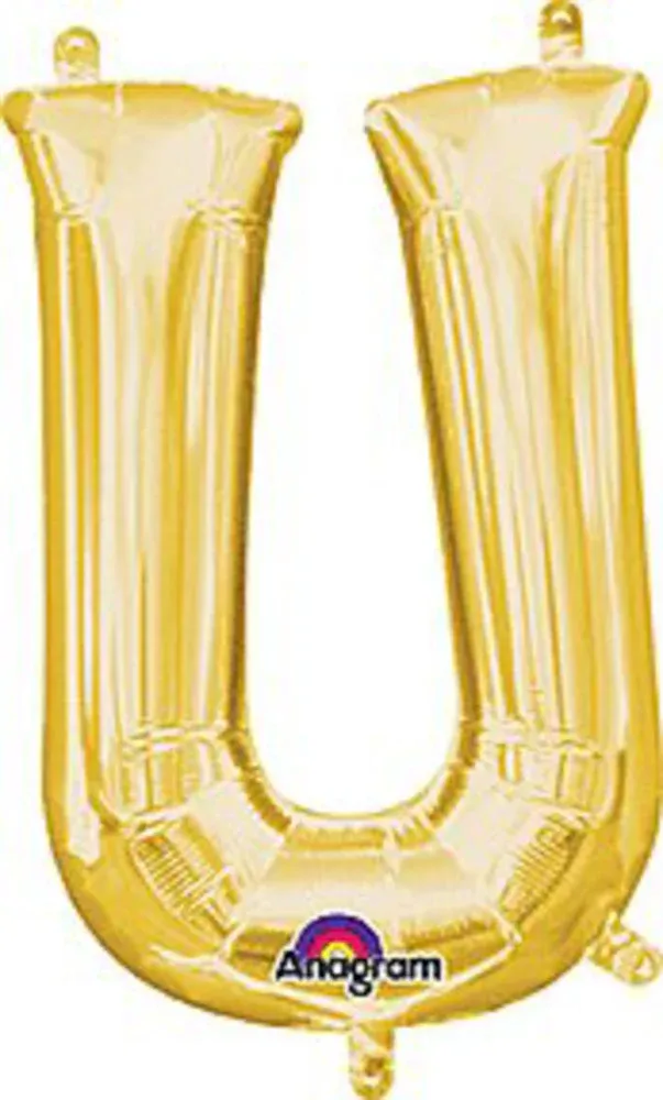 16&quot; Air filled letter U GOLD+