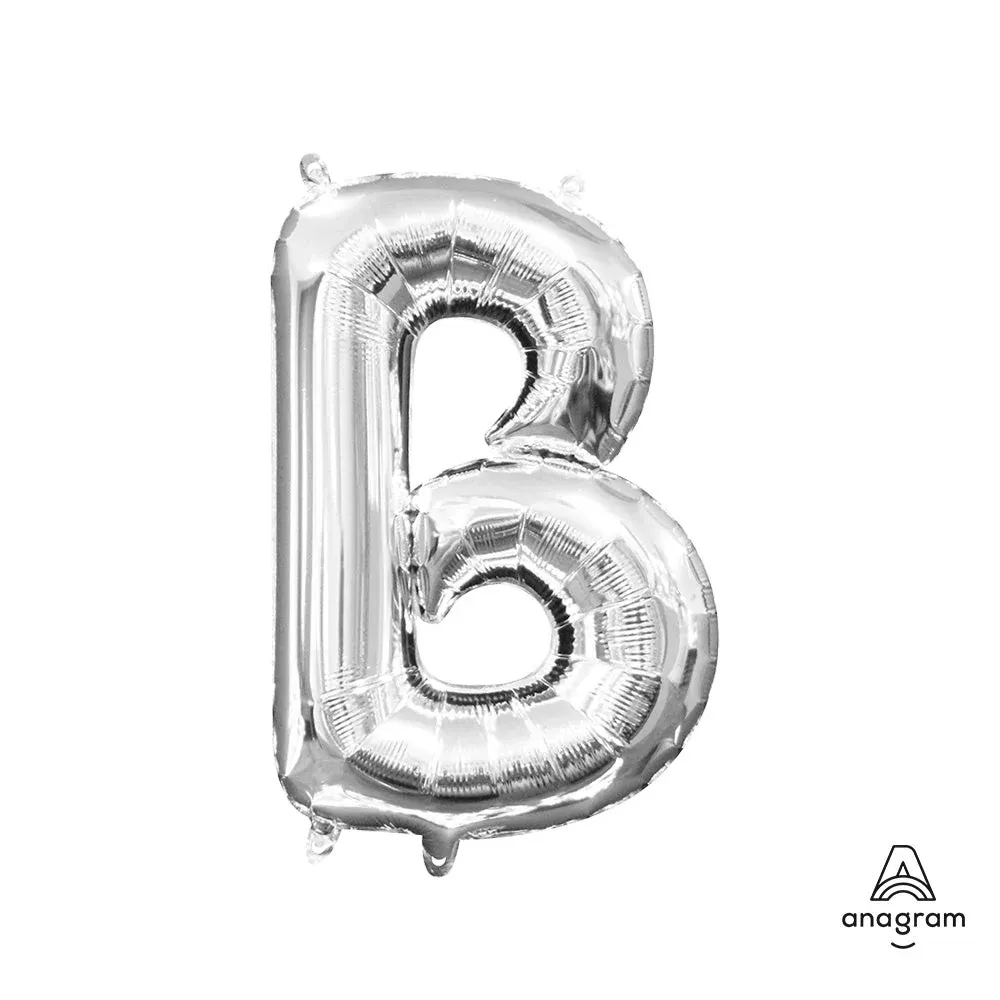 16&quot; Air filled letter B SILVER+
