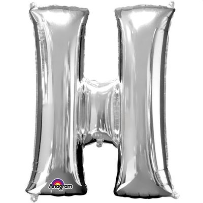 16&quot; Air filled letter H SILVER+
