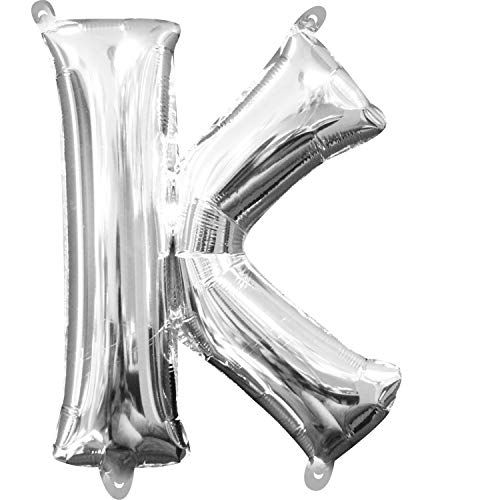 16&quot; Air filled letter K SILVER+
