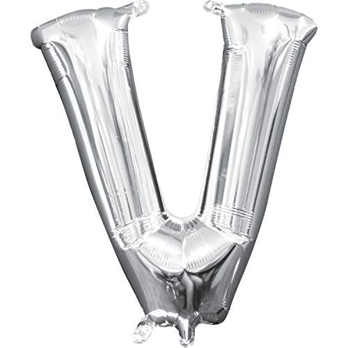 16&quot; Air filled letter V SILVER+