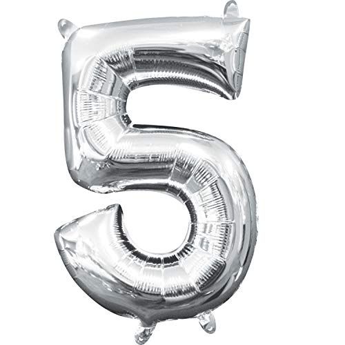 16&quot; Air filled Number 5 SILVER+