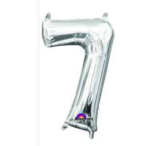 16&quot; Air filled Number 7 SILVER+