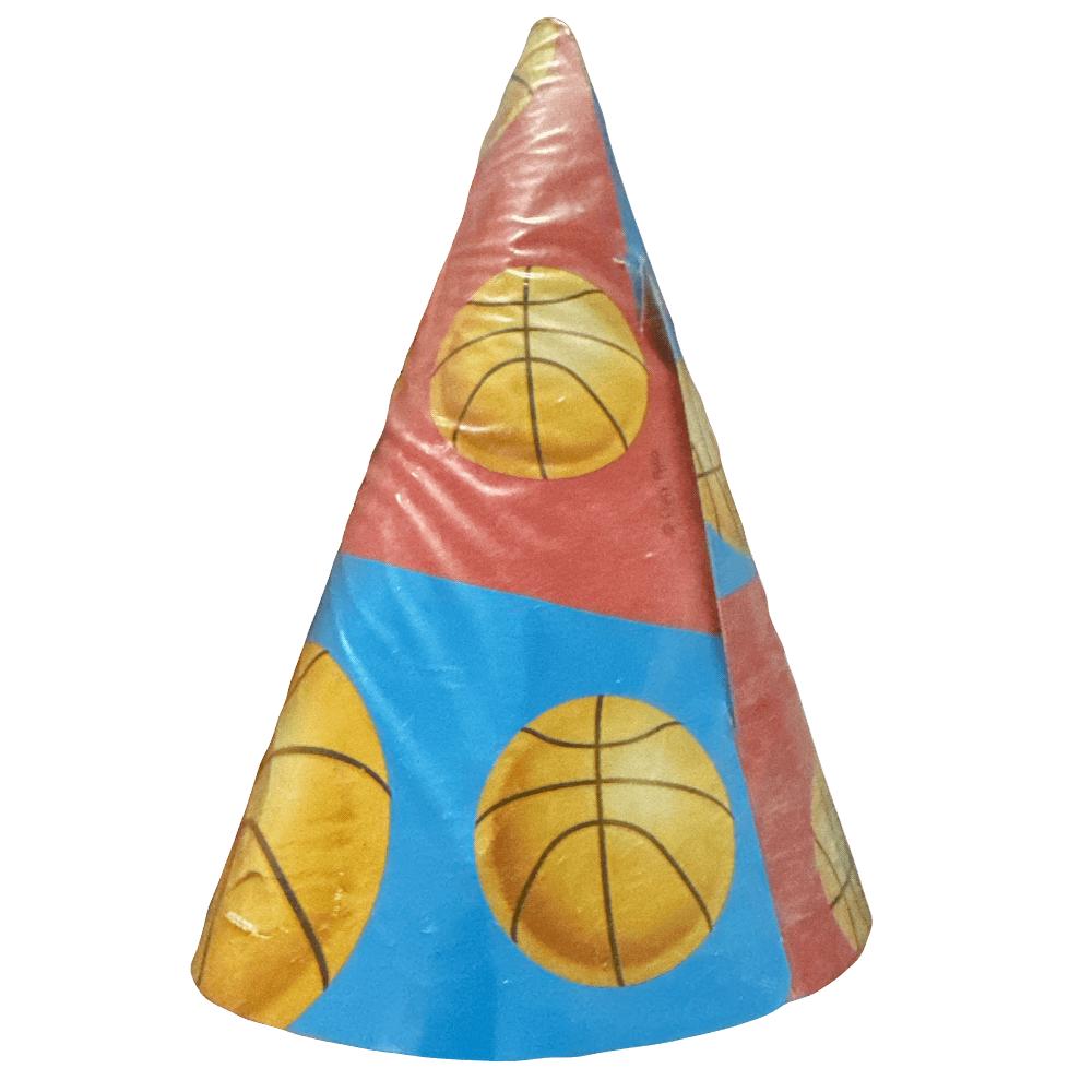 Basketball Cone Party Hats AMZ+