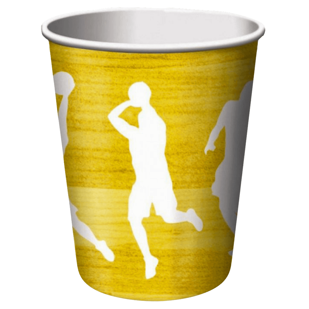 Basketball 9oz Paper Cups AMZ+