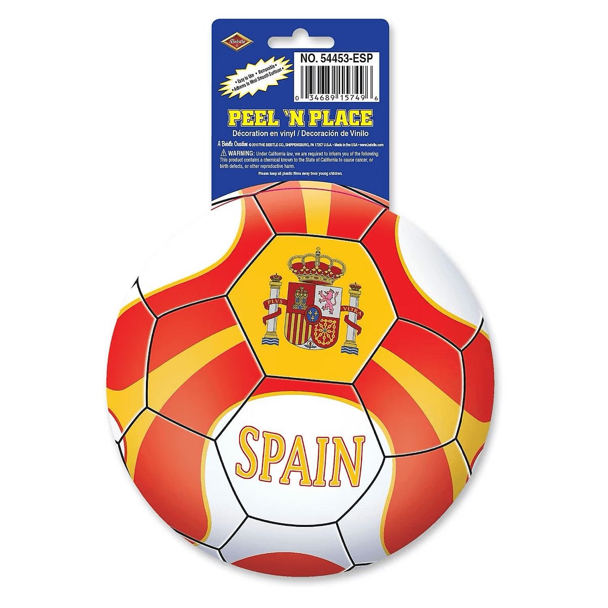 Spain Soccer Sticker AMZ+