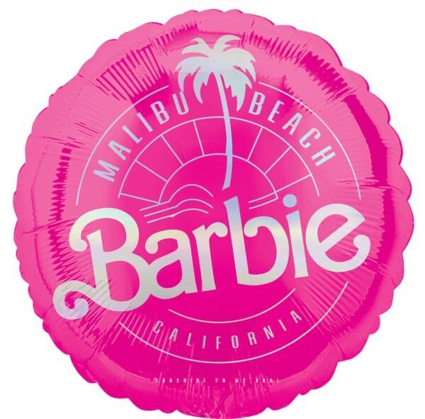 18&quot; Malibu Beach Barbie Mylar+