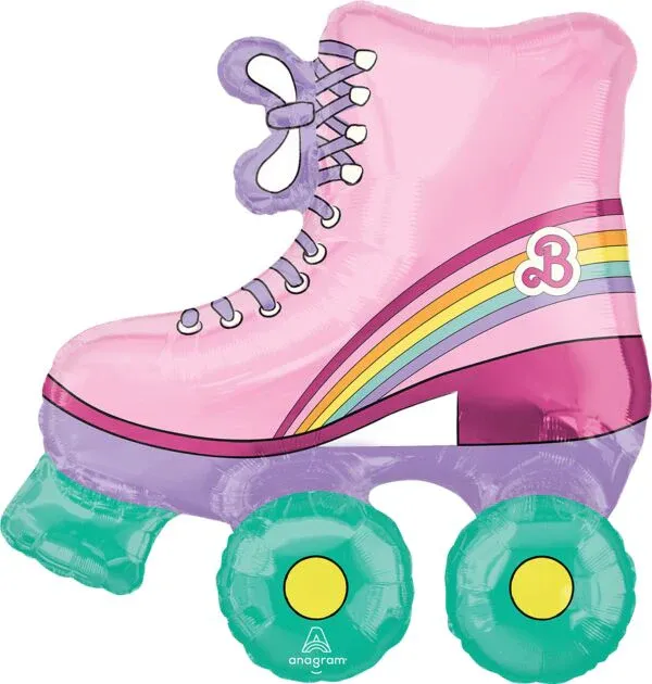 30&quot; Barbie Roller Skate Mylar+