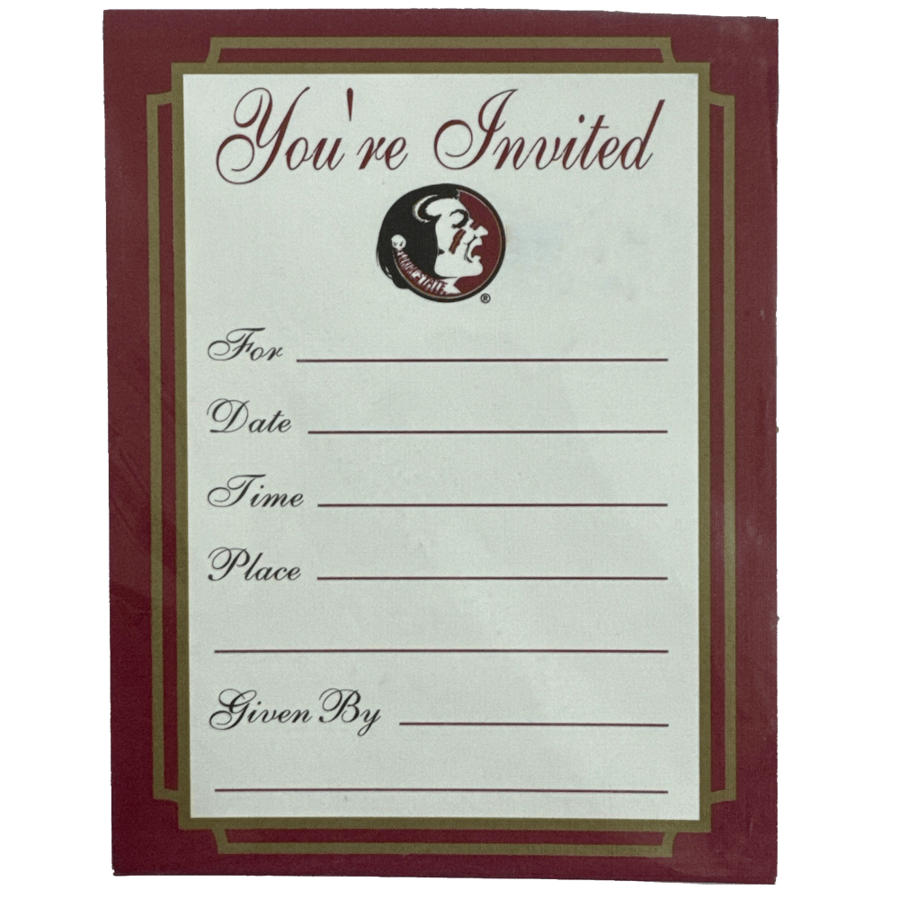FSU Seminole &quot;You&#39;re Invited&quot; Invitations+