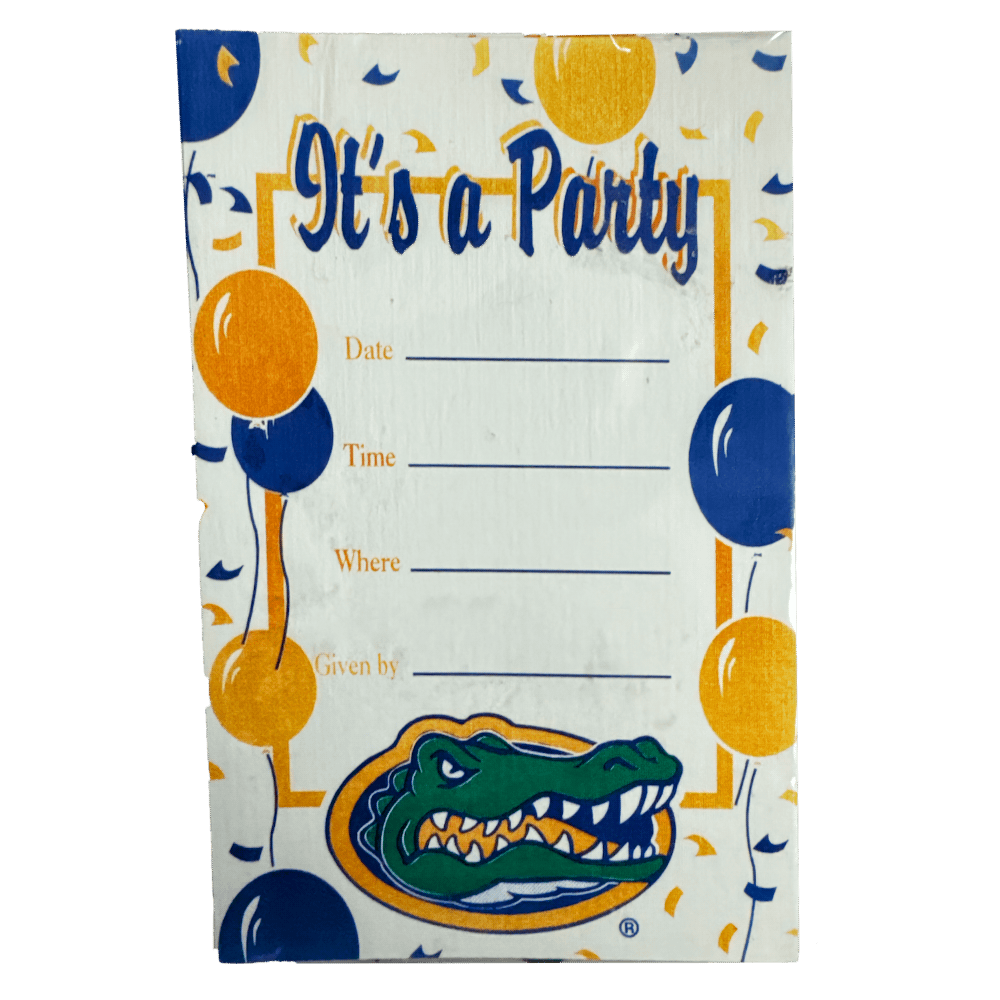 Gators &quot;It&#39;s a Party&quot; Invitation+