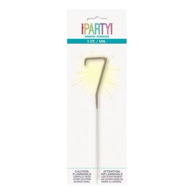 Sparkler 7&quot; Numeral 7