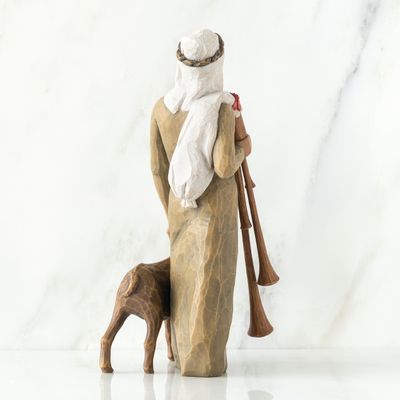 Willow Tree Zampognaro Shepherd with Bagpipe+