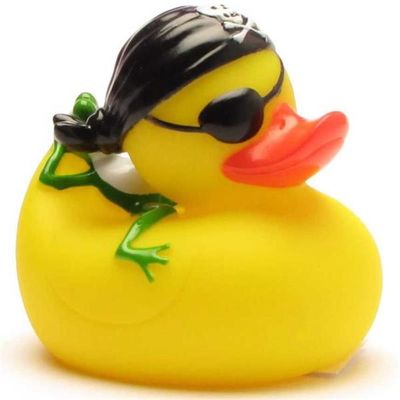 Rubber Duck Pirate Bath with Frog+