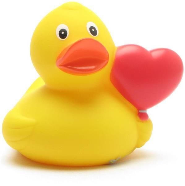 Rubber Duck- Heart Balloon+